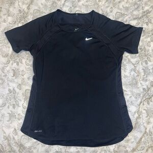 Nike Women's Dri-Fit Black Short Sleeve Tee Medium
